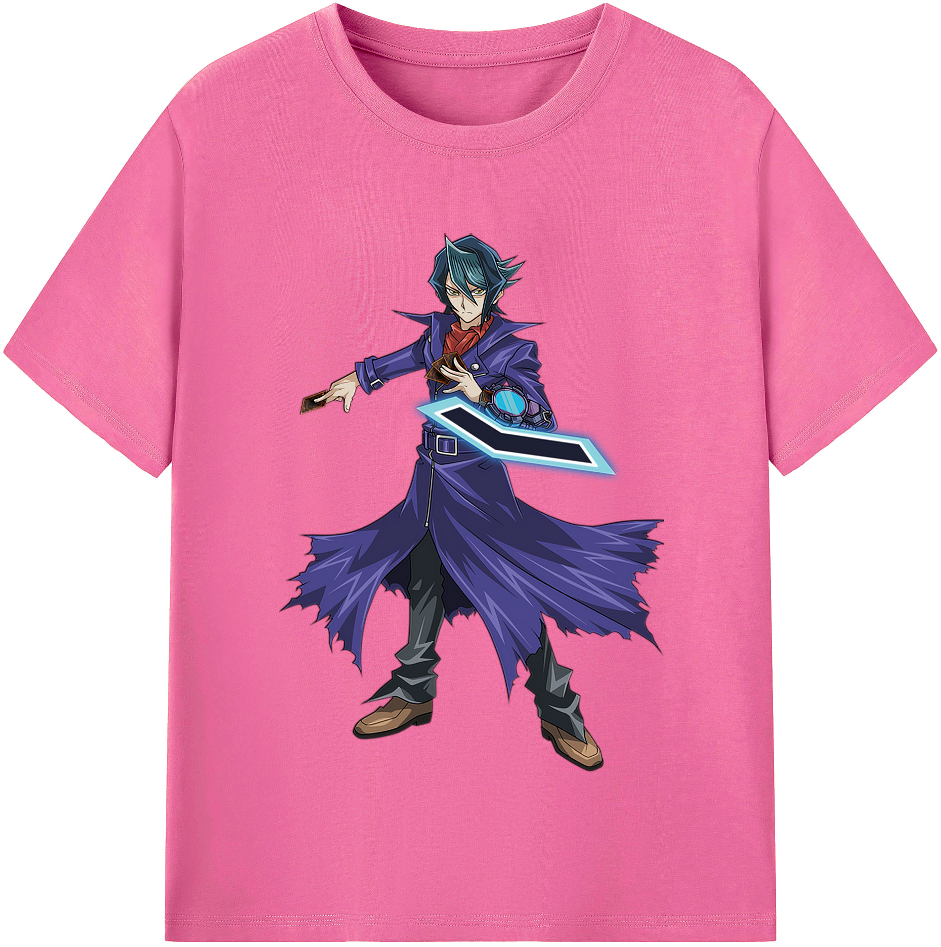 （画像用） 遊☆戯☆王 Yu-Gi-Oh! レディースカジュアルプリントTシャツ（綿100％）